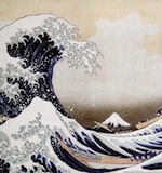 Hokusai - La dame à la licorne